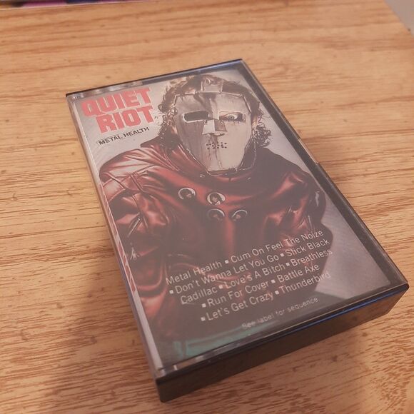 Vtg 1983 Cassette Tape Quiet Riot Metal Health FZT 38443 Pasha - Picture 2 of 7